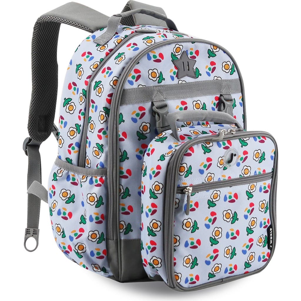 J World Duet Kid's 16" Backpack With Detachable Lunch Box For School
