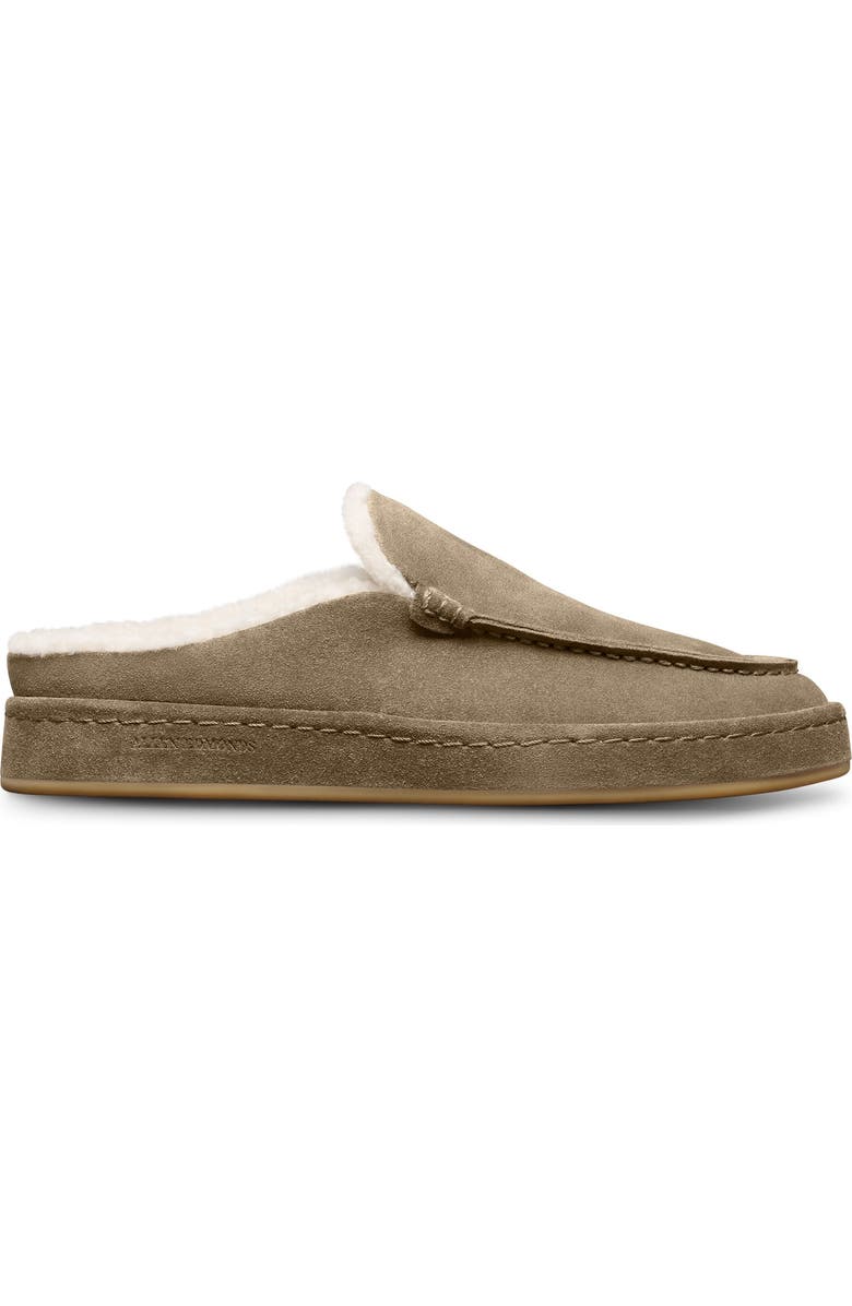 Allen Edmonds Bowen Genuine Shearling Lined Mule Slipper, Alternate, color, Tobacco