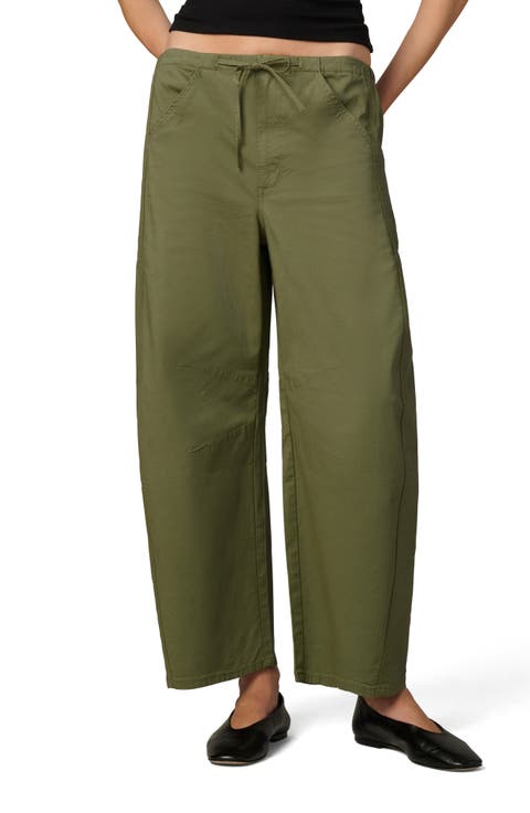 The Bowie Cotton Blend Drawstring Pants