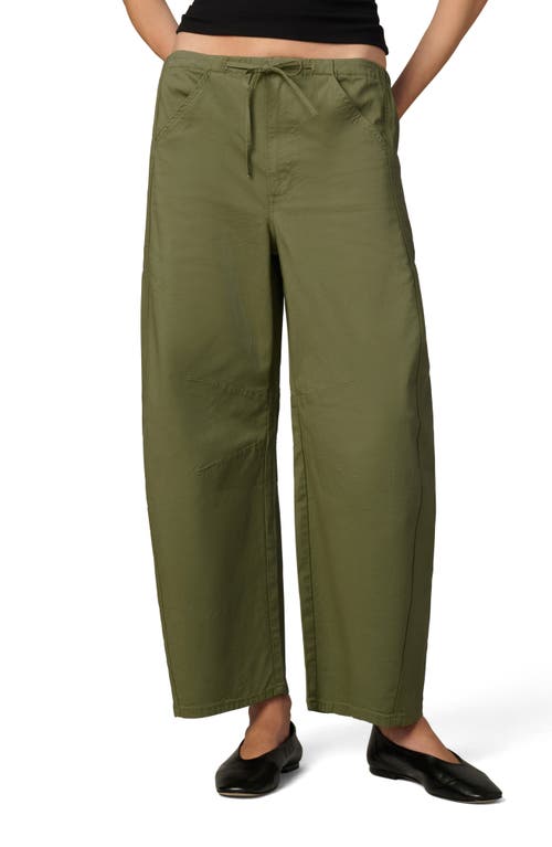 Joe's The Bowie Cotton Blend Drawstring Pants In Green