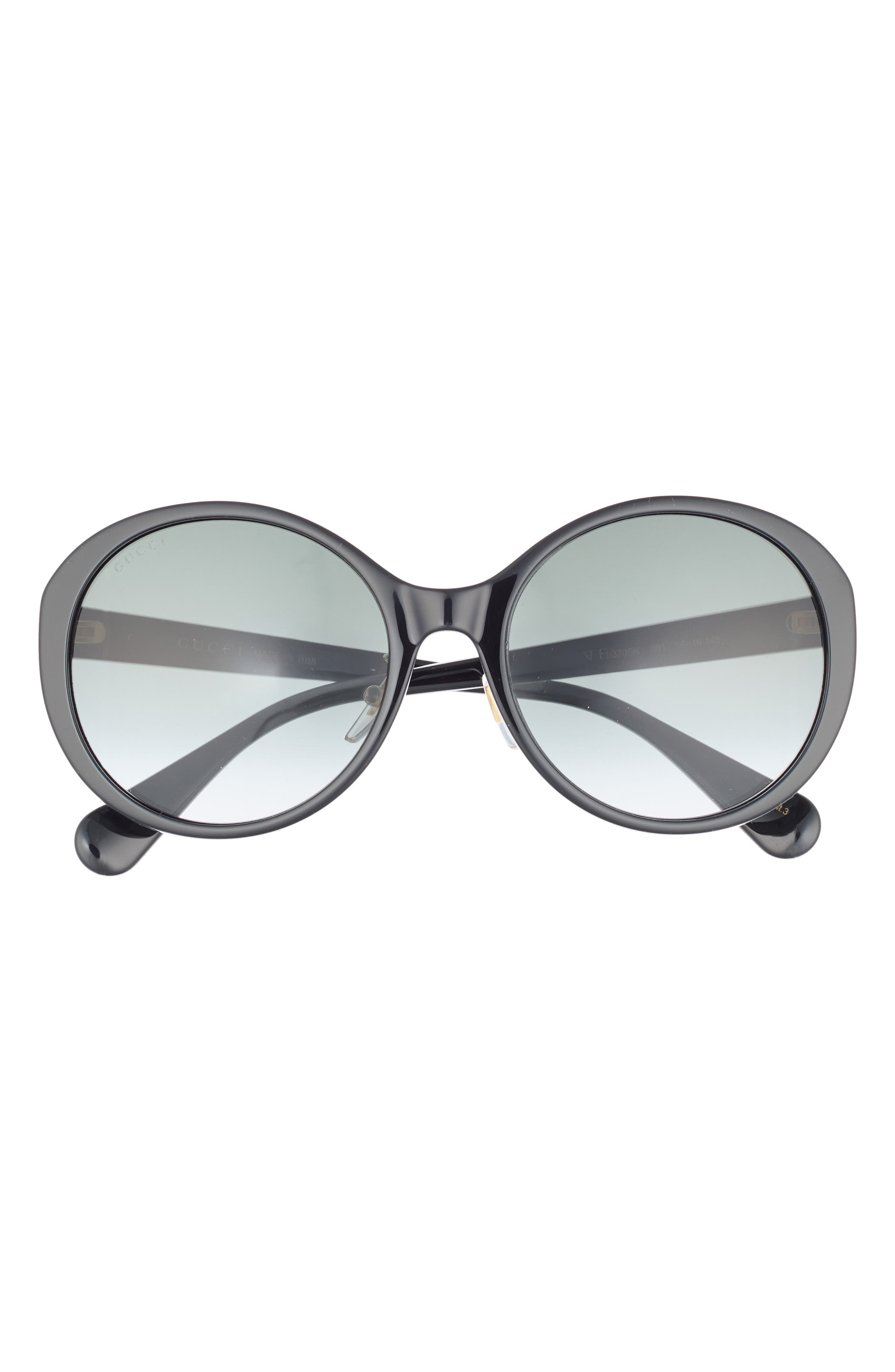 Gucci 56mm Gradient Round Sunglasses