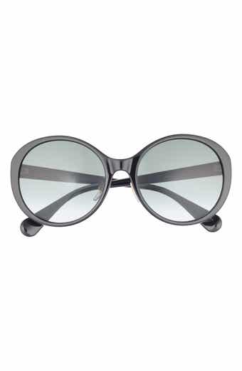 Gucci 56mm Gradient Round Sunglasses
