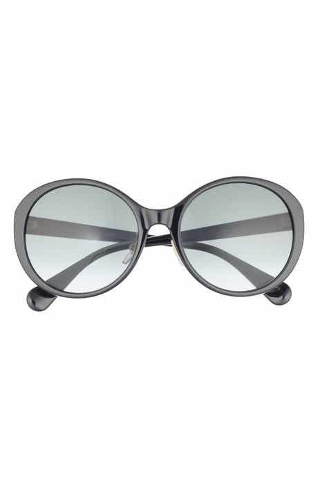 Gucci 56mm Gradient Round Sunglasses
