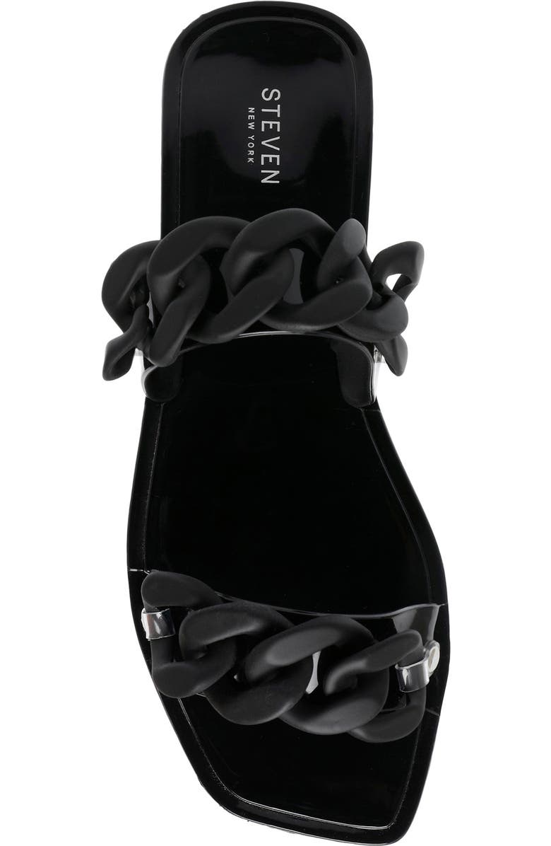 Steven New York Trena Chain Trim Slide Sandal, Alternate, color,