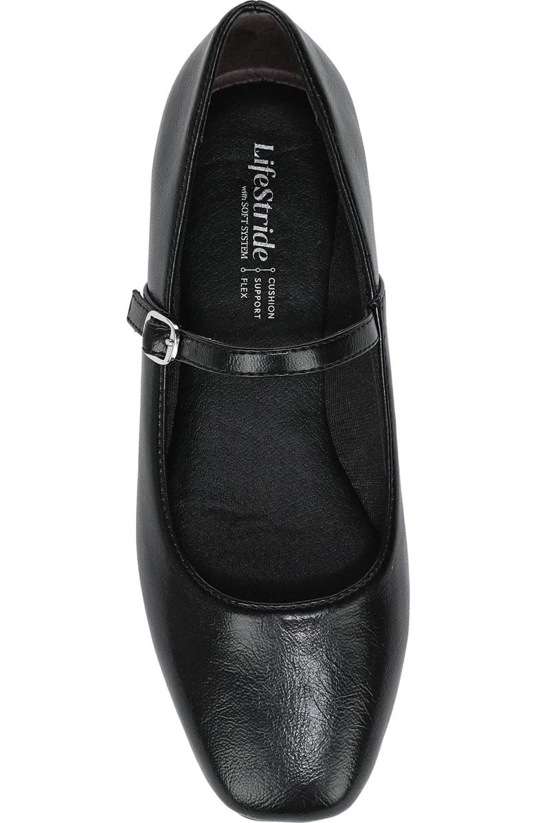 LifeStride Beloved Mary Jane Flat, Alternate, color, Black