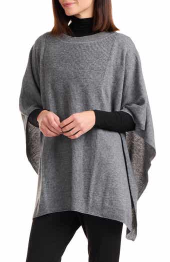 Bruno Magli Boat Neck Wool & Cashmere Poncho