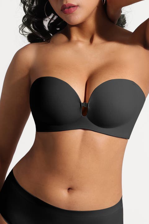 Convertible Seamless Non-Slip Push-Up Strapless Bra