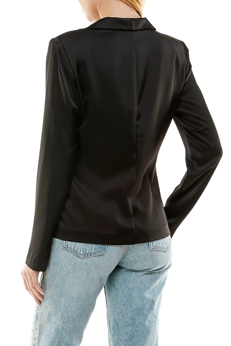 Merci Tie Waist Top, Alternate, color, BLACK