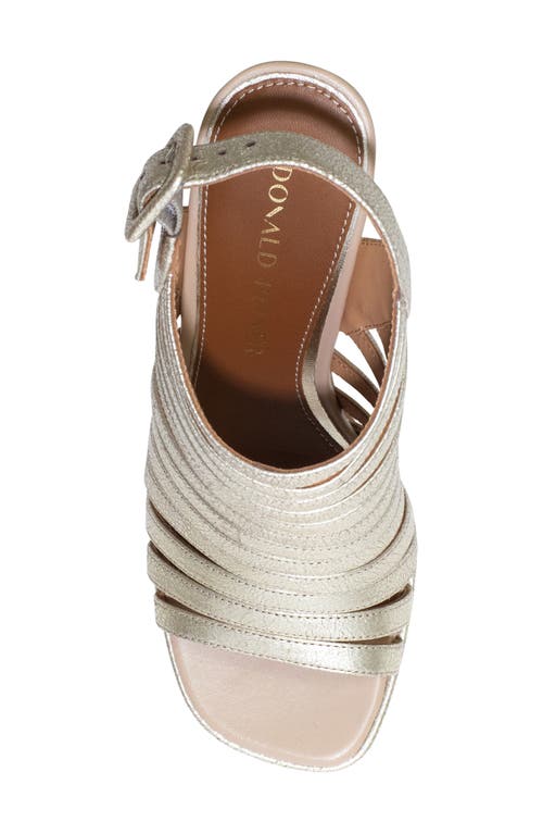 Donald Pliner Sevanna Ankle Strap Sandal In Platino