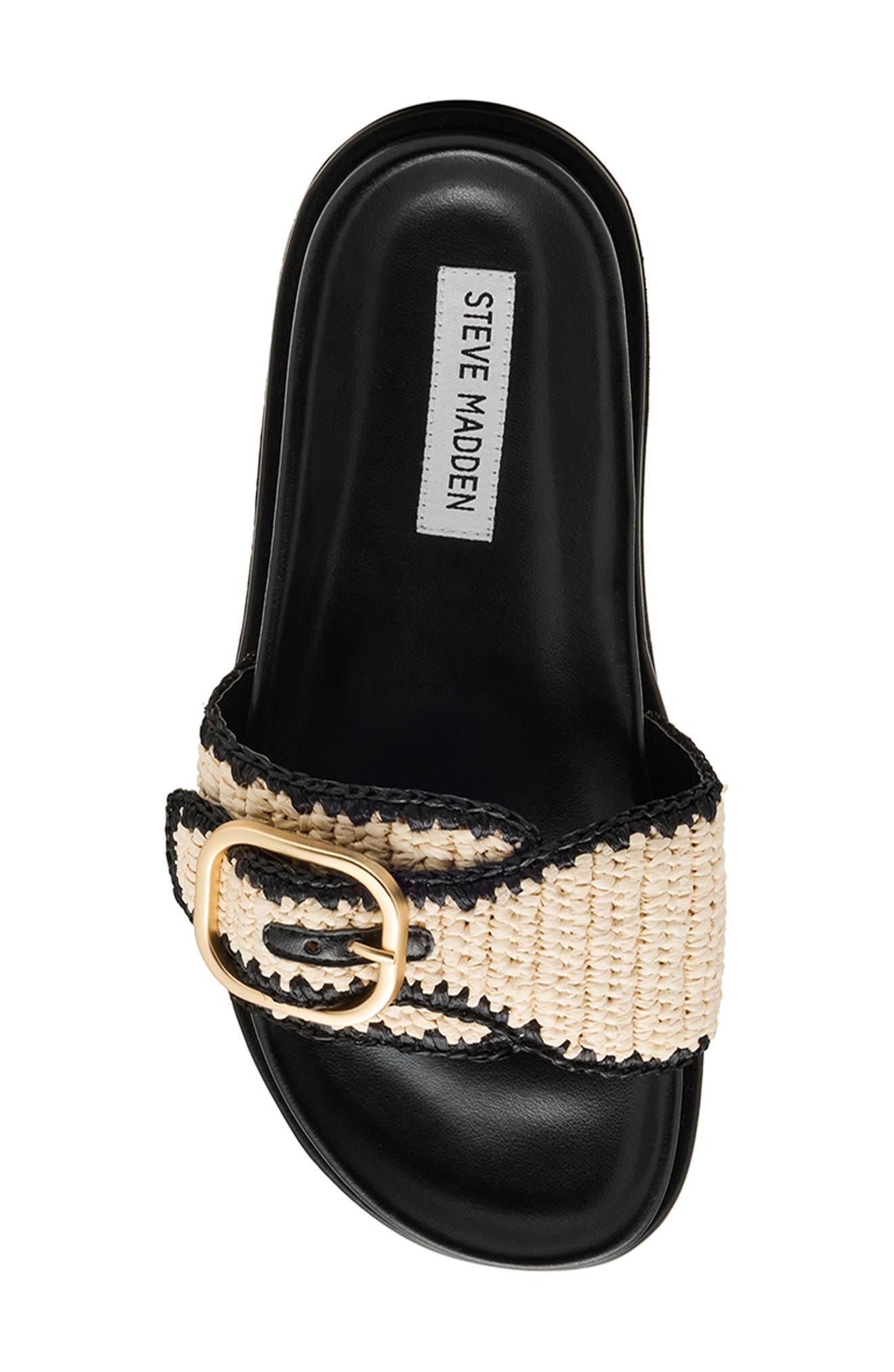 Steve Madden Memphis Slide Sandal, Alternate, color, Black Multi