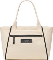 Kate Spade New York dash canvas large tote bag