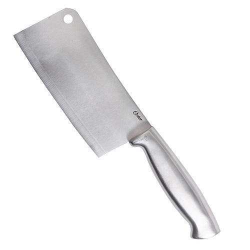 Oster Baldwyn 6.25 Inch Stainless Steel Cleaver Knife In Silver