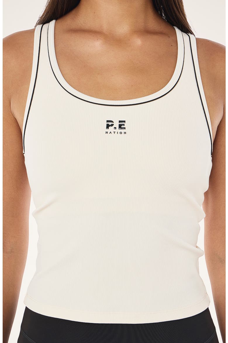 Nexus Rib Tank, Alternate, color, WHISPER WHITE / SMOKESTONE