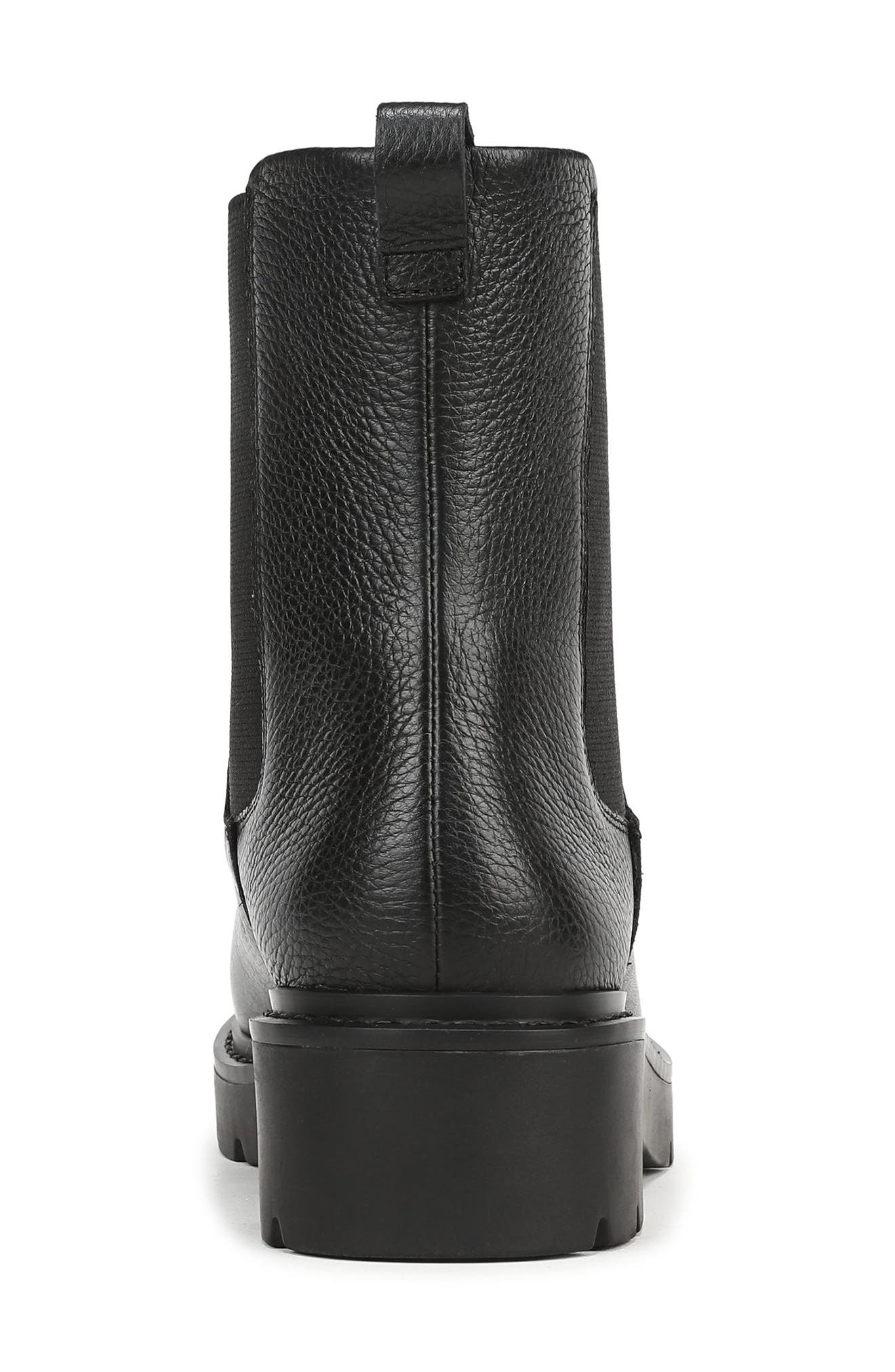 Dannie Leather Chelsea Boot, Alternate, color, BLACK