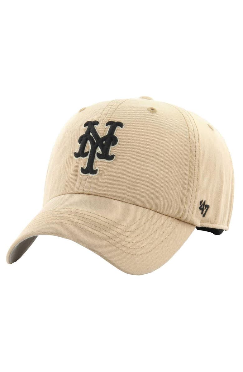 '47 Men's '47 Khaki New York Mets Dusted Franchise Fitted Hat, Alternate, color, 