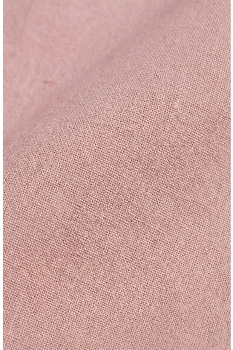 Twist Front Puff Sleeve Midi Dress, Alternate, color, Dusty Rose