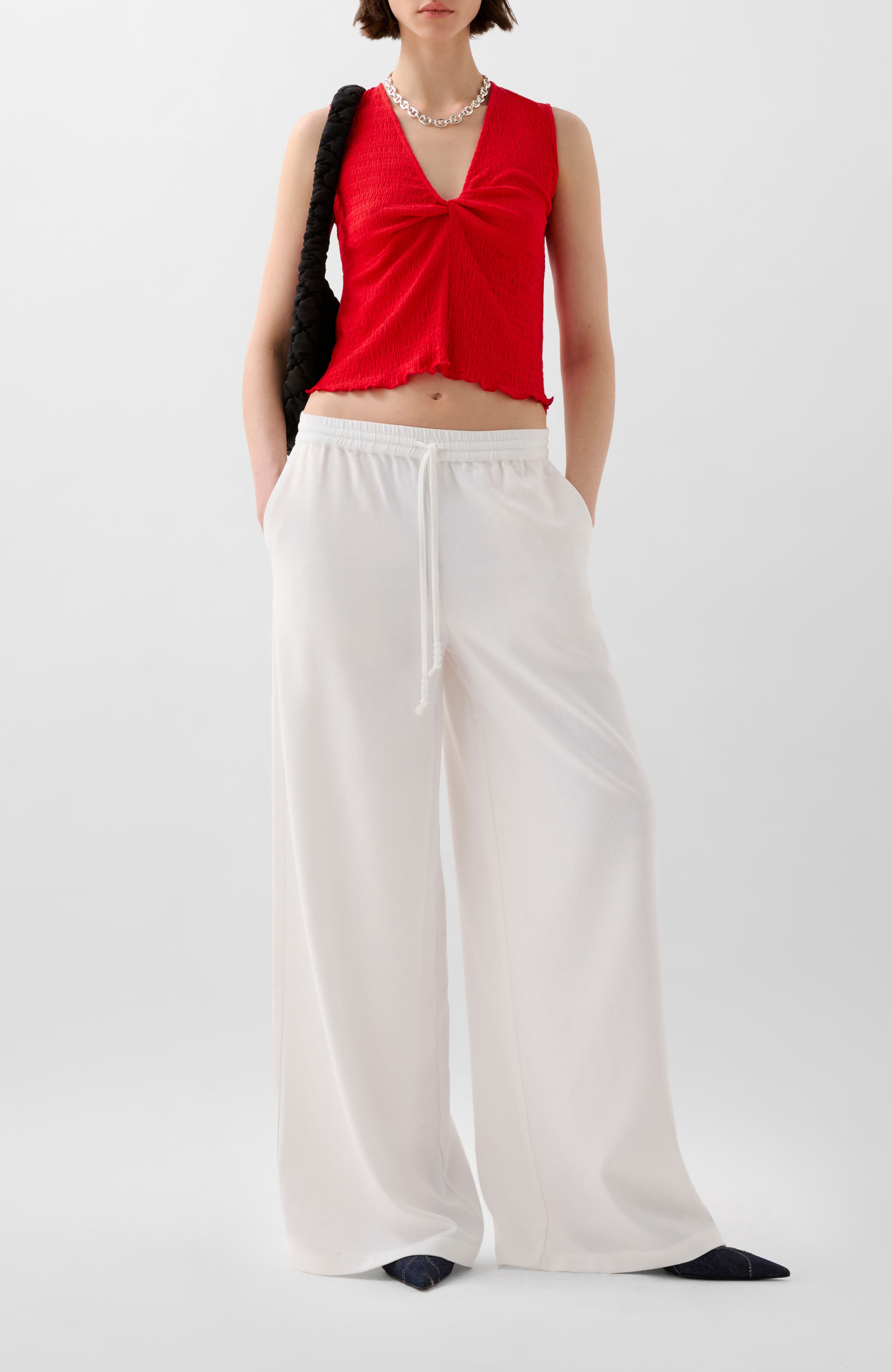 Wrinkle Chestknot Tee - image 4
