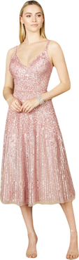 LARA New York Flowing, Sequin Midi Dress