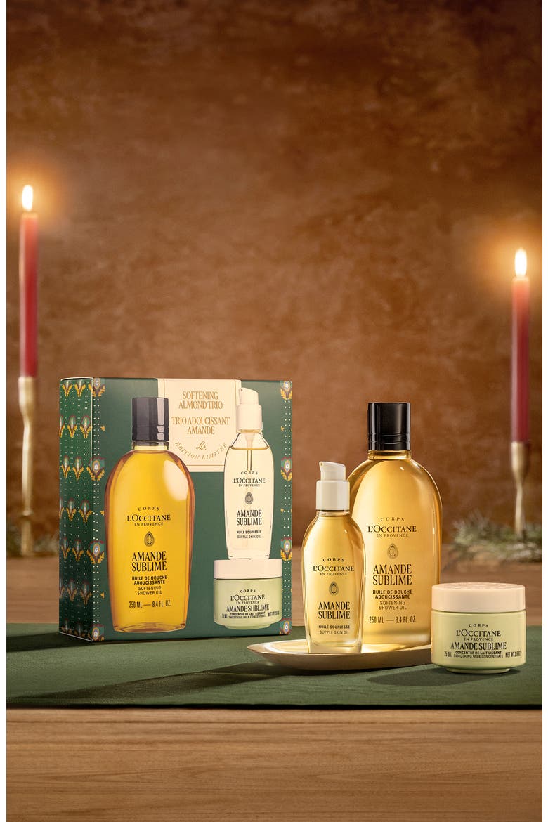 2026 Softening Almond Trio Gift Set (Limited Edition) $84 Value, Alternate, color, NO COLOR