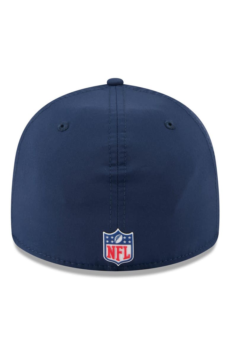 New Era Men's New Era College Navy Seattle Seahawks 2025 Sideline Retro Crown 59FIFTY Fitted Hat, Alternate, color,