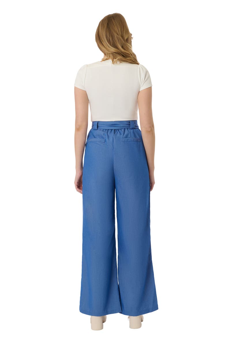 Unique Vintage 1950s Wide Leg Trousers, Alternate, color, Blue