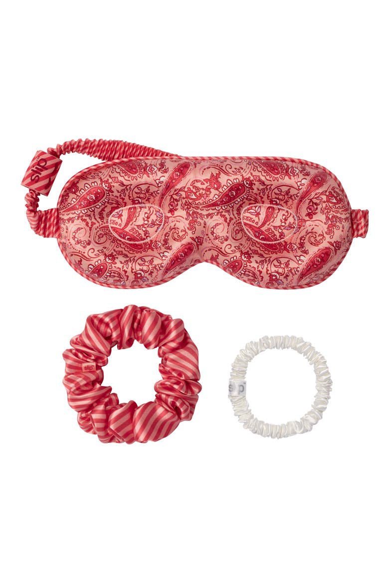 Demi Pure Silk Contour Sleep Mask & Scrunchie Set, Alternate, color, DEMI