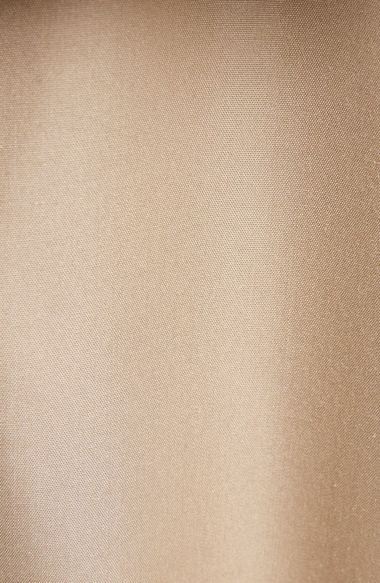 Saint Laurent Cotton Gabardine Crop Trench Jacket, Alternate, color,