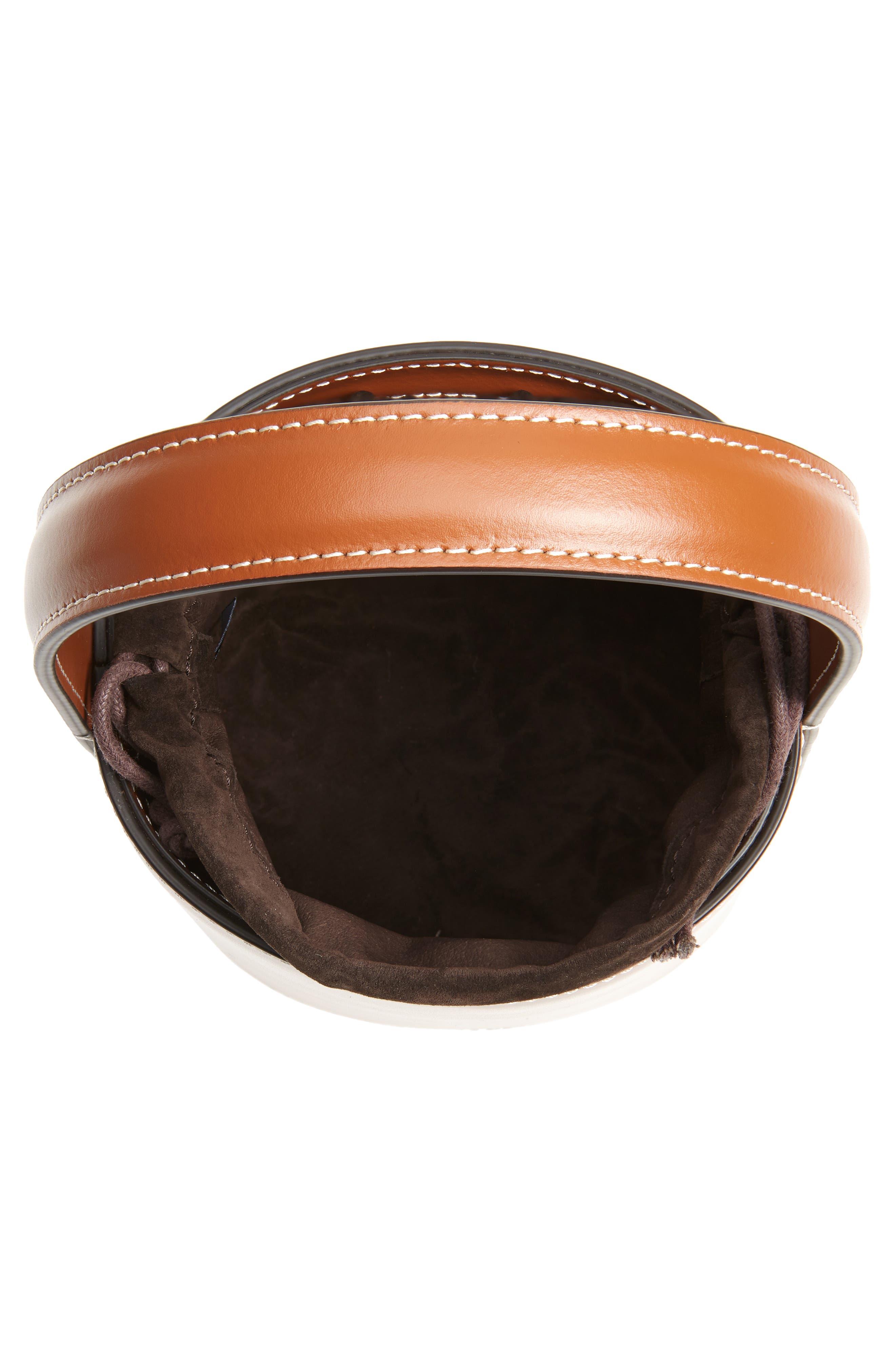 STAUD Mini Bissett Leather Bucket Bag, Alternate, color, 