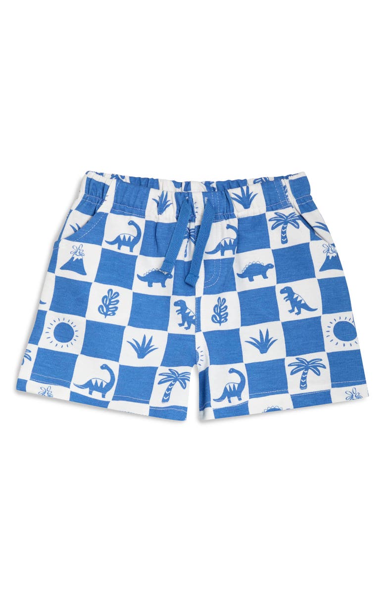 JOJO MAMAN BEBE Set of 2 Assorted Cotton Gauze Shorts, Alternate, color, Blue