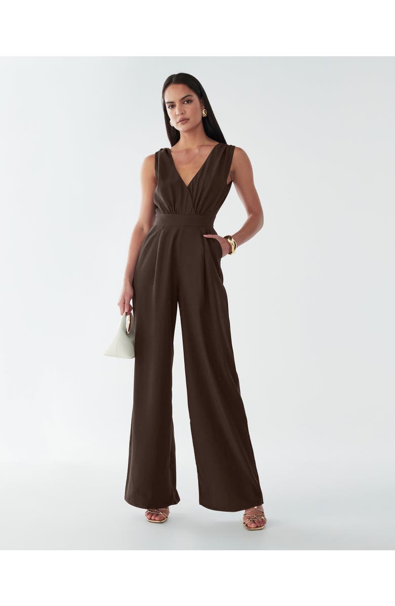 BWLDR Parker Jumpsuit, Alternate, color, Chocolate