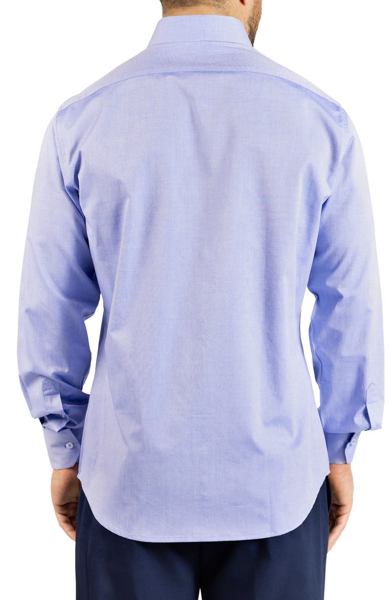 TailorByrd Signature Cotton Oxford Button-Down Shirt, Alternate, color, Light Blue