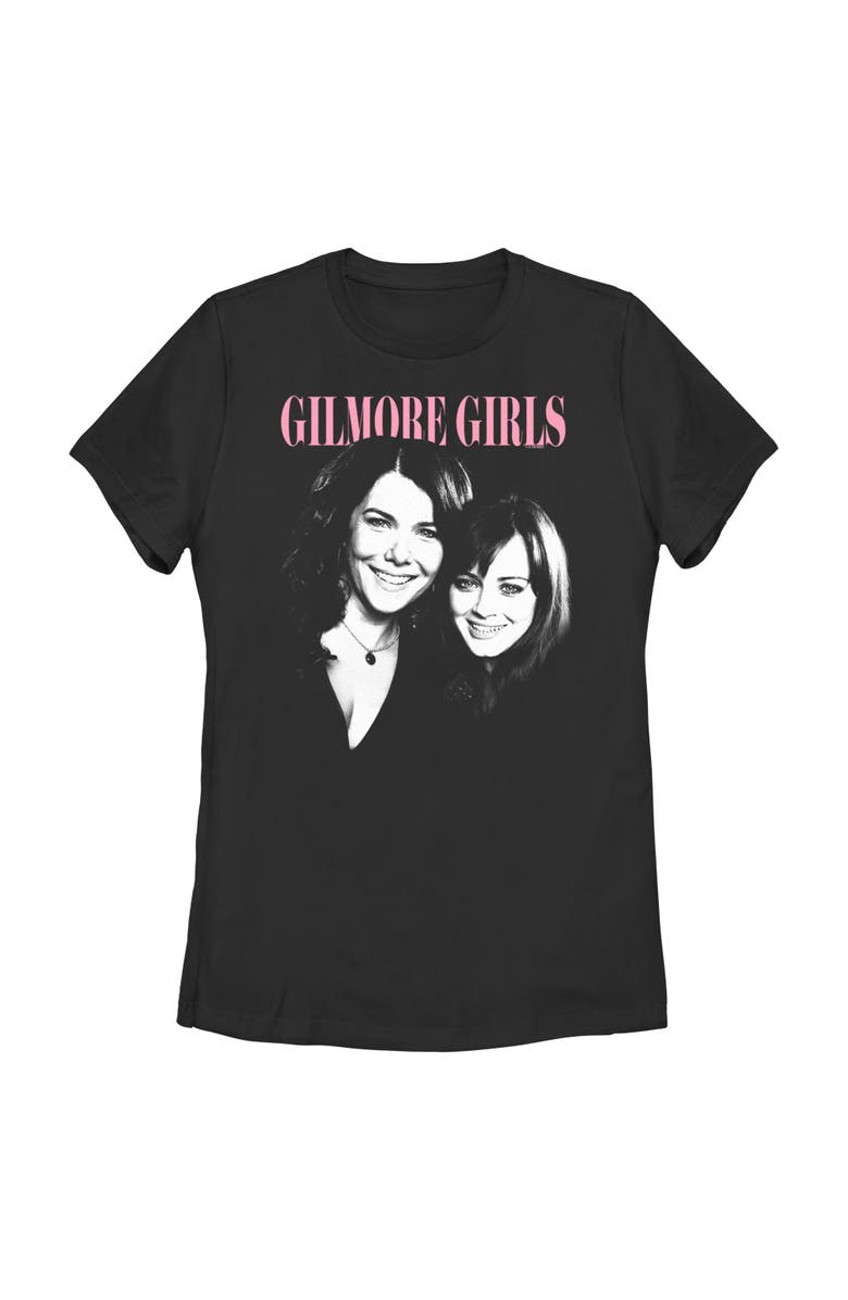 Gilmore Girls Women's Gilmore Girls Mom & Daughter Duo Portrait  Graphic T-Shirt, Main, color, Black