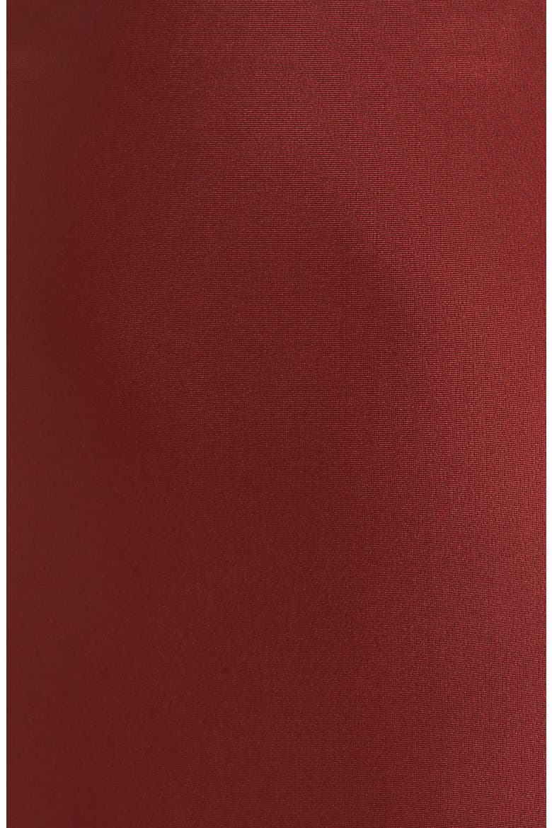 BCA Love Letters High Waist Bikini Bottoms, Alternate, color, WINE