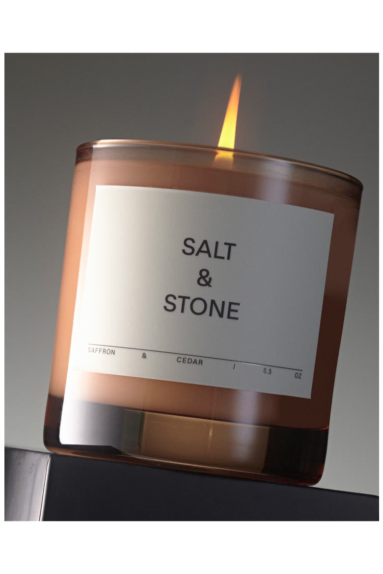 Saffron & Cedar Scented Candle, Alternate, color, NO COLOR