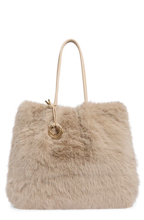 Noor Faux Fur Tote