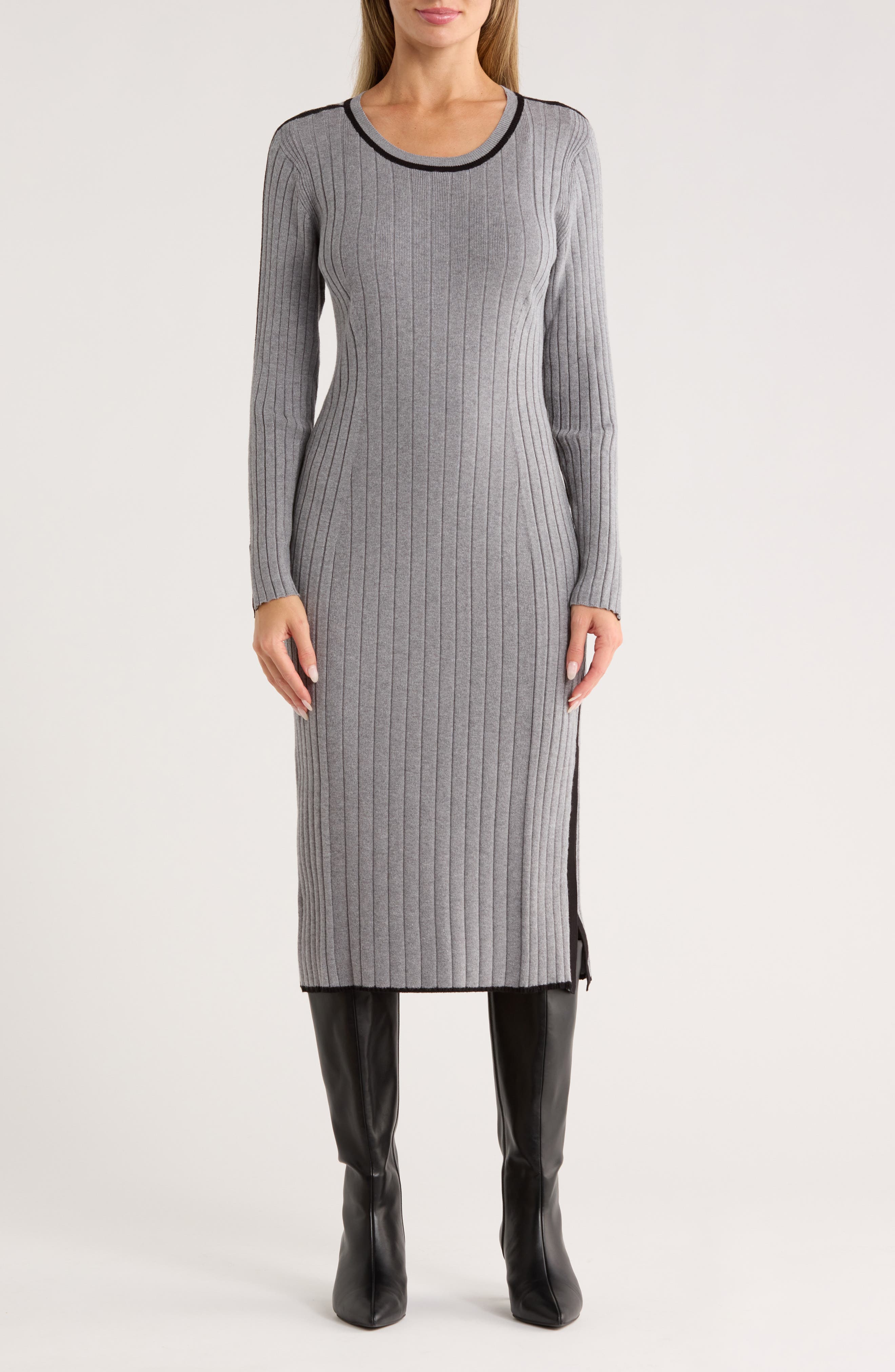STITCHDROP Metropolitan Long Sleeve Sweater Dress