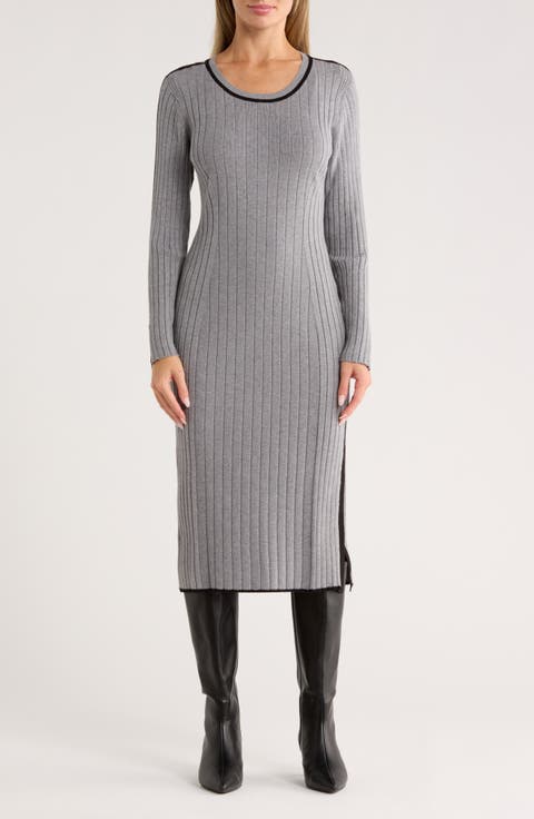 Metropolitan Long Sleeve Sweater Dress