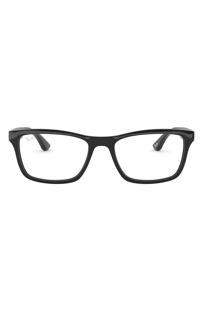 Ray-Ban 55mm Square Optical Glasses, Main, color,