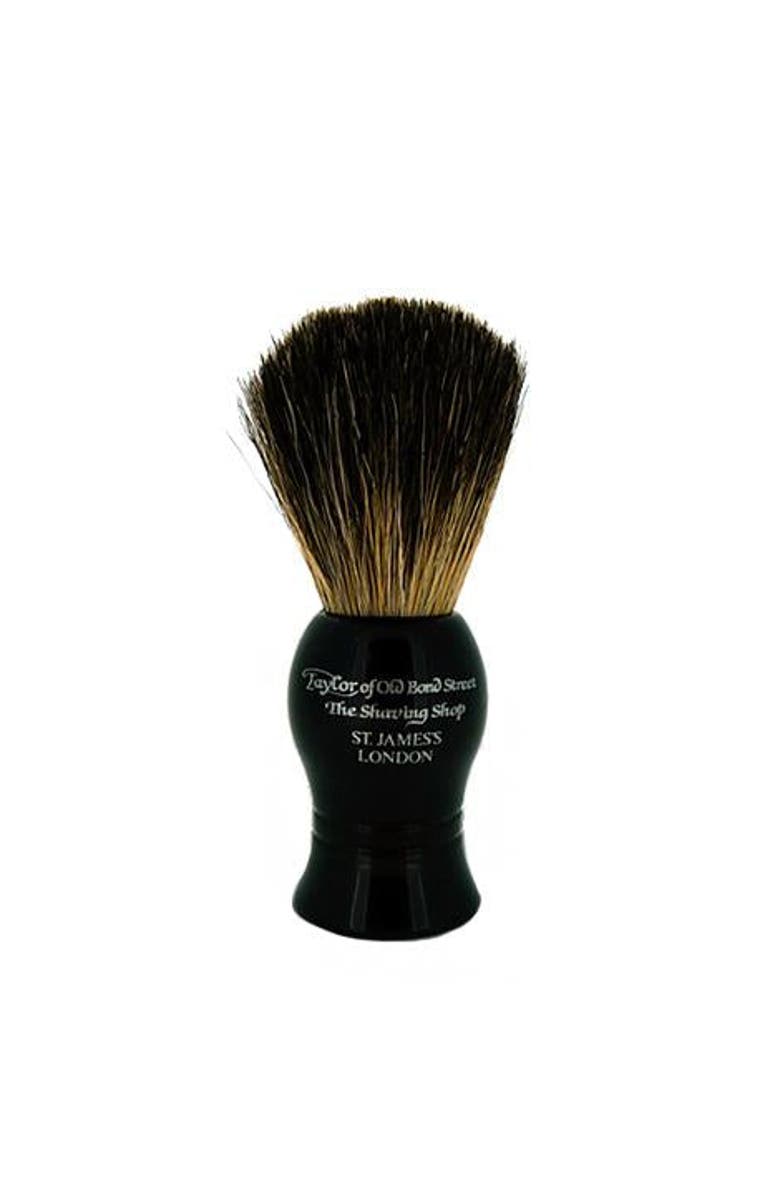 Taylor of Old Bond Street Pure Badger Shaving Brush, Main, color, Black