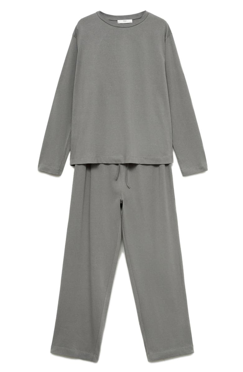 MANGO Cotton Pajamas, Alternate, color, 
