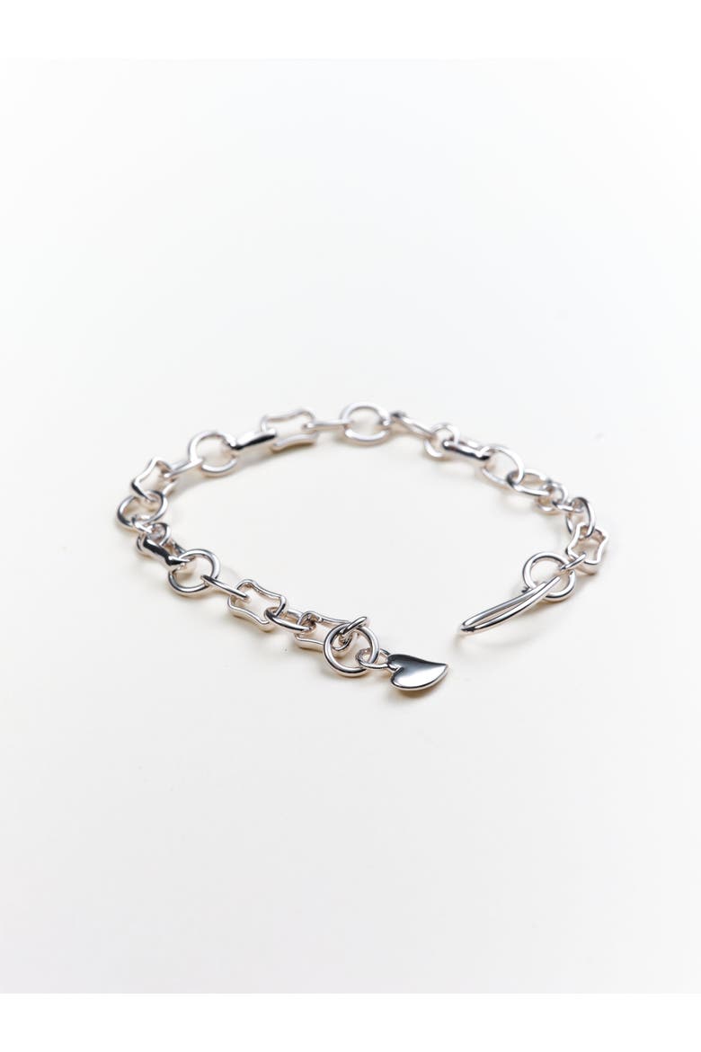Dylan Link Bracelet, Alternate, color, Recycled Sterling Silver