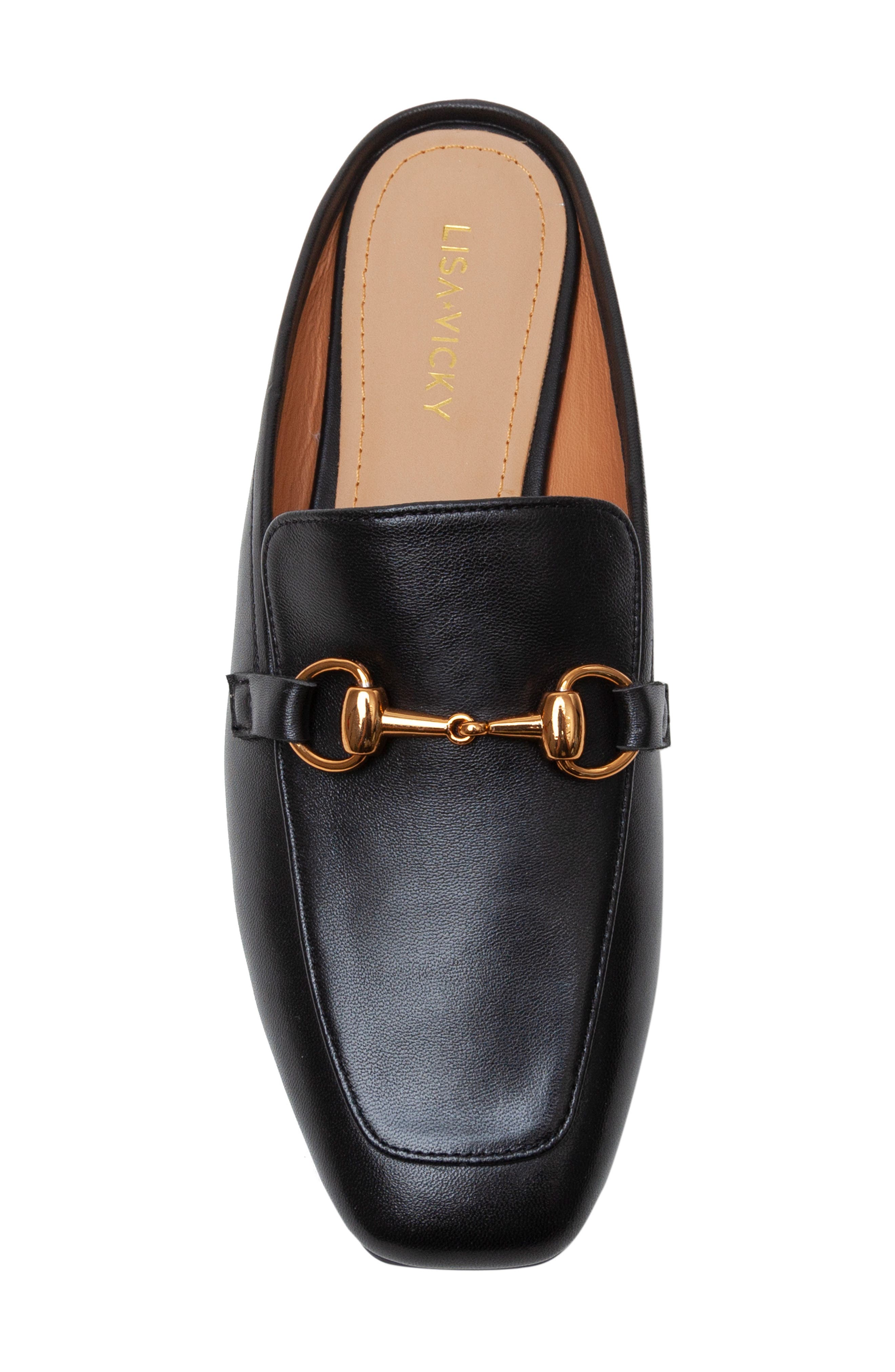 Lisa Vicky Zip-V Square Toe Mule, Alternate, color, 