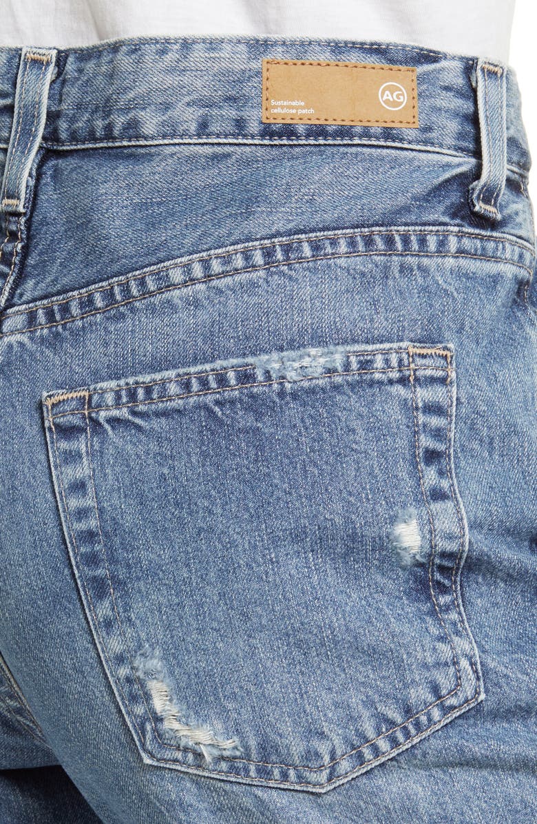 AG Alexxis High Waist Straight Jeans, Alternate, color,