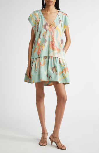 A.L.C. Ember Abstract Print Minidress