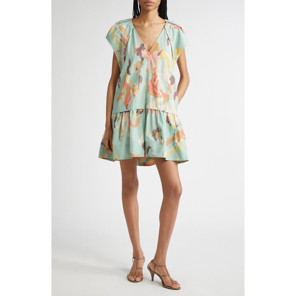 A.L.C A.L.C. EMBER ABSTRACT PRINT MINIDRESS