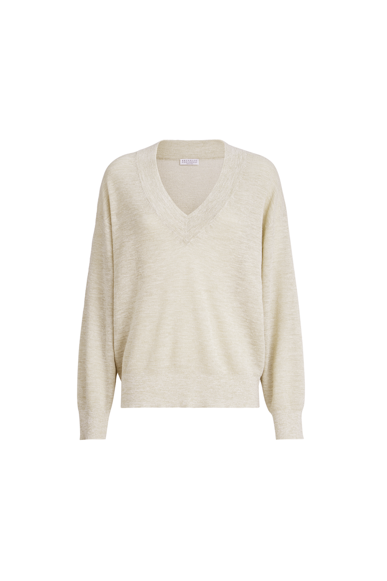 Linen sweater, Alternate, color, Military