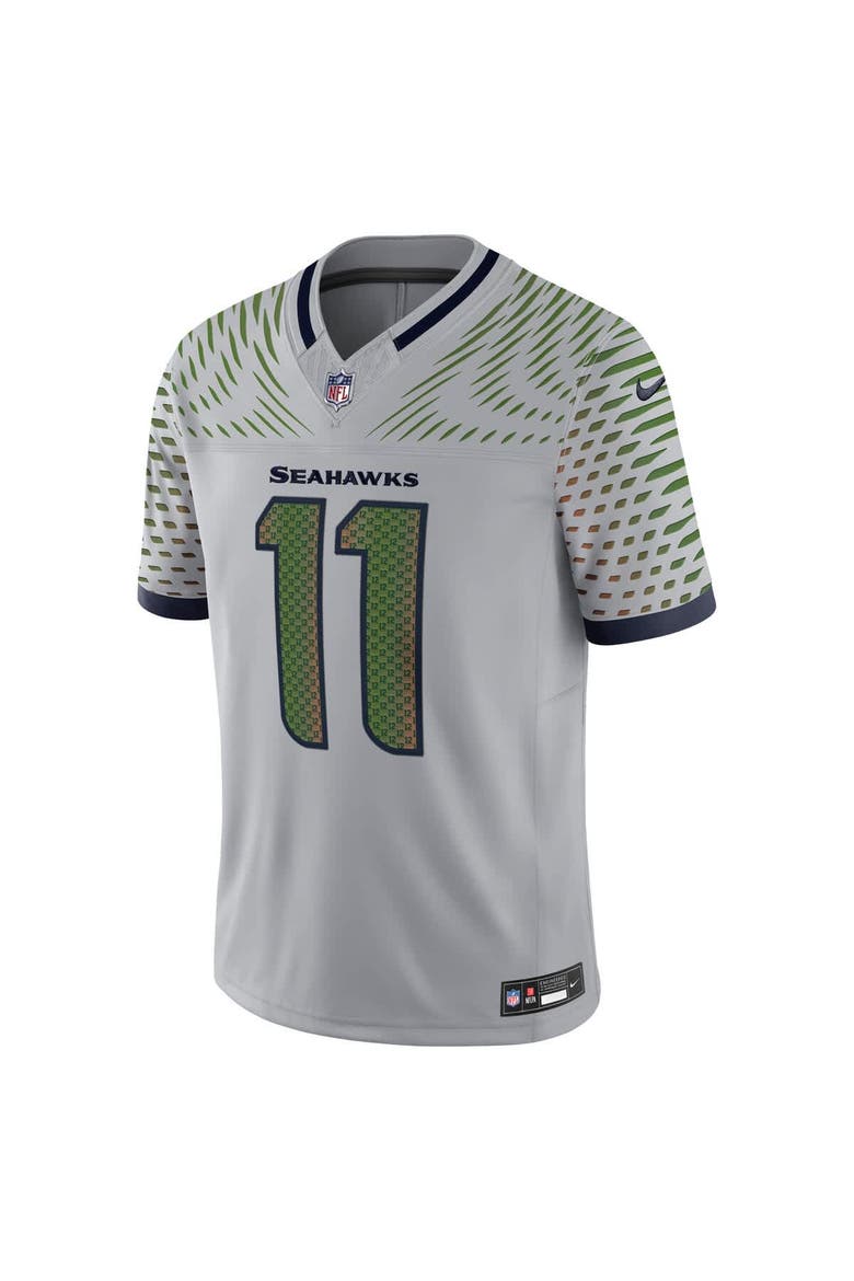 Men's Nike Jaxon Smith-Njigba Wolf Gray Seattle Seahawks 2025 Rivalries Collection Limited Jersey, Alternate, color, Gray