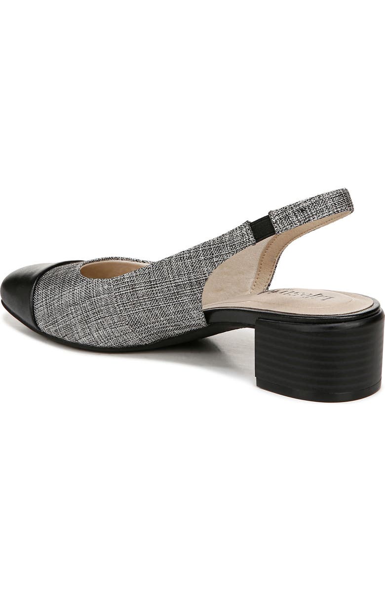 LifeStride Becoming Cap Toe Slingback Pump, Alternate, color,