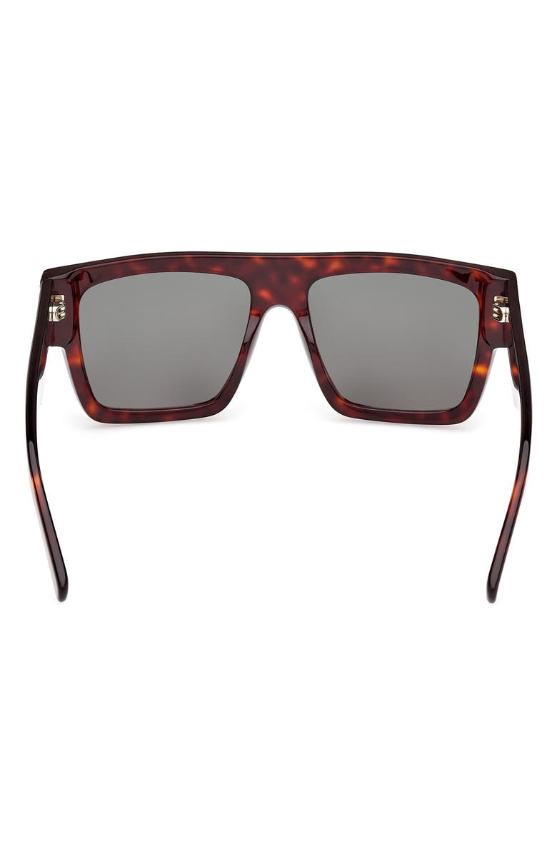 MCM 55mm Square Sunglasses, Alternate, color, Dark Havana / Green