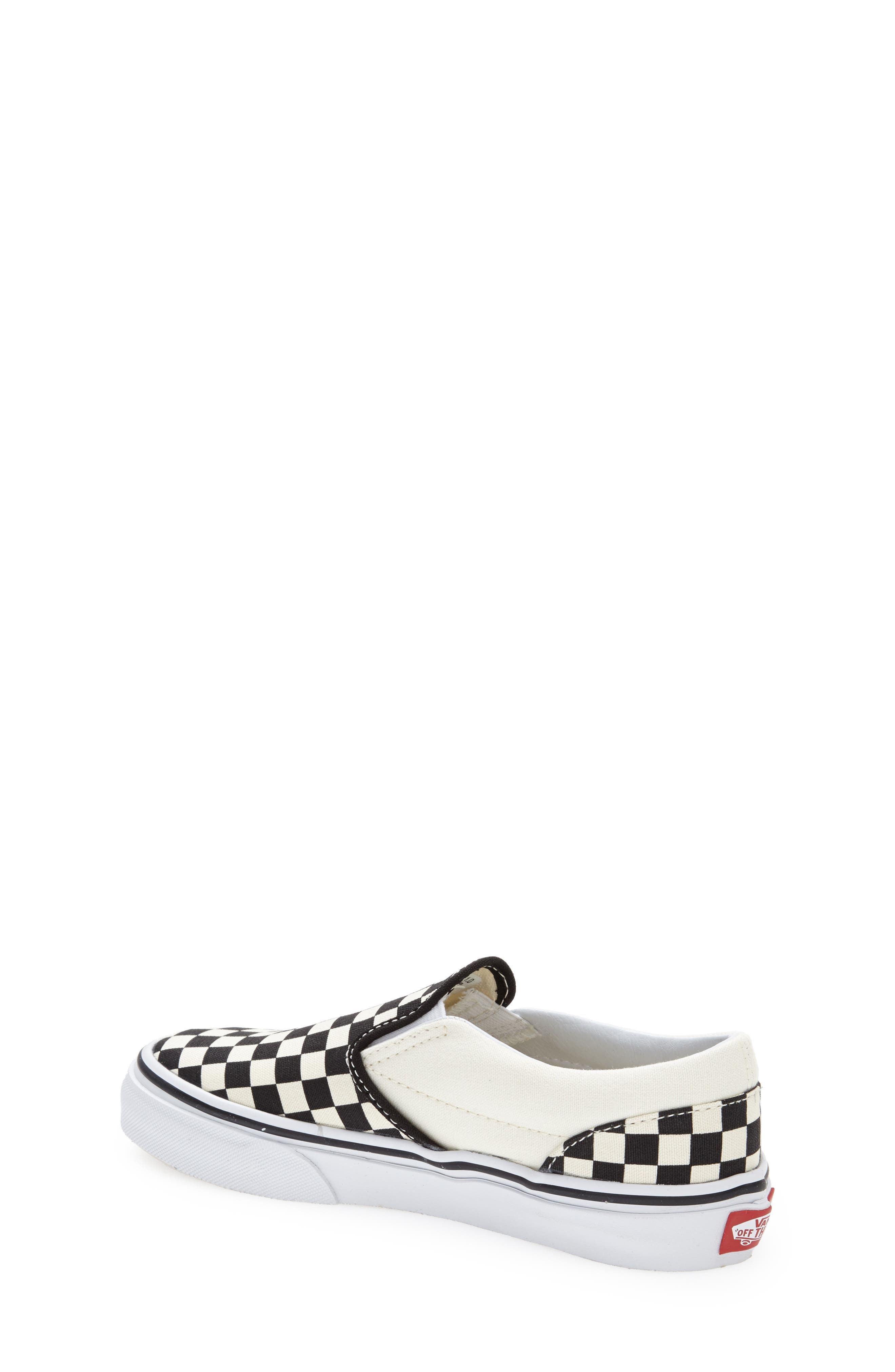 Vans Kids' Classic Checker Slip-On, Alternate, color, 
